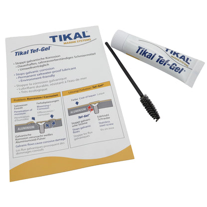 Anti-Corrosion Gell – 10g Tube.  For Preventing Galvanic Corrosion Where Different Metals Come Into Contact – Tikal Tef-Gel