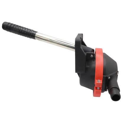 Hand Operated Bilge Pump – Thru Bulkhead Mounting – With Removable Handle & White Access Cover With Hinged Door