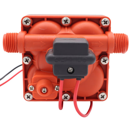 SEAFLO Water Pressure Pump - 42 Series -12 Volts – Open Flow 5.0 GPM – Max Draw 7.5A – 4 Chamber Diaphragm Pump