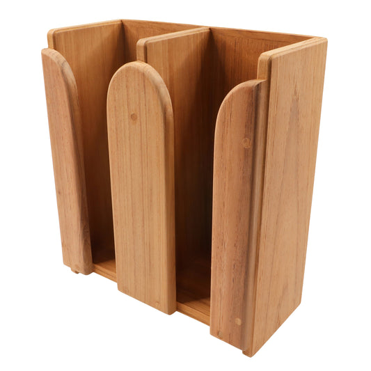 Teak Mug Holder For Your Boat’s Galley Area – Holds 4 Or More Mugs - 223mm Length – 253mm Height