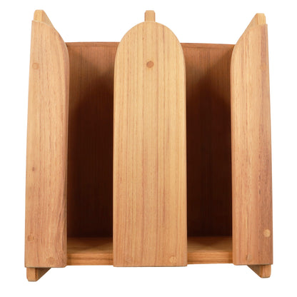 Teak Mug Holder For Your Boat’s Galley Area – Holds 4 Or More Mugs - 223mm Length – 253mm Height
