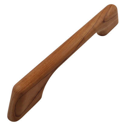 Teak Boat Handrail – Overall Length 330mm – Grab Rail For Exterior Or Interior Use