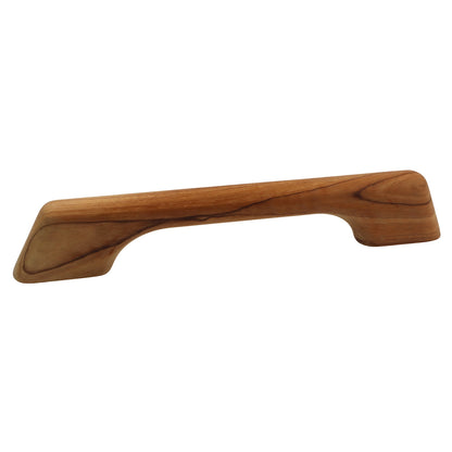 Teak Boat Handrail – Overall Length 330mm – Grab Rail For Exterior Or Interior Use