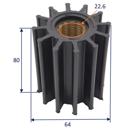 Osculati 16.194.62 Replacement Impeller (CEF 162)