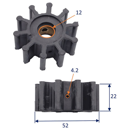 Osculati 16.194.43 Replacement Impeller (CEF 146)