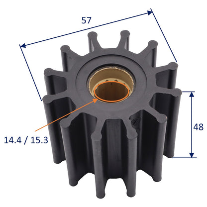Osculati 16.194.23 Replacement Impeller (CEF 124)