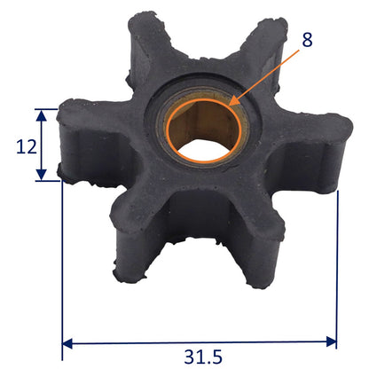Osculati 16.194.16 Replacement Impeller (CEF 113)