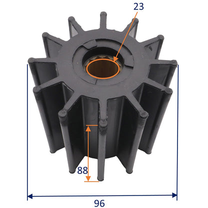 Osculati 16.194.08 Replacement Impeller Kit (CEF 145)