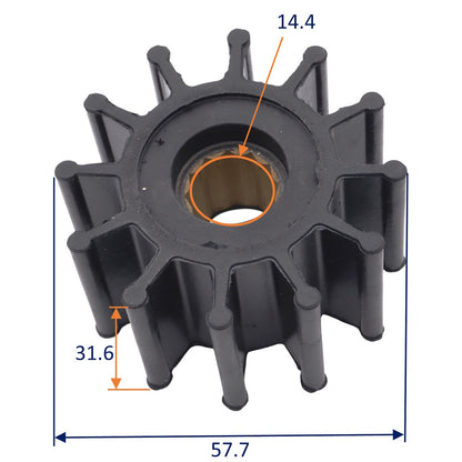 Osculati 16.194.05 Replacement Impeller Kit (CEF 107)