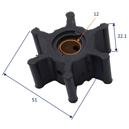 Osculati 16.194.03 Replacement Impeller Kit (CEF 101)