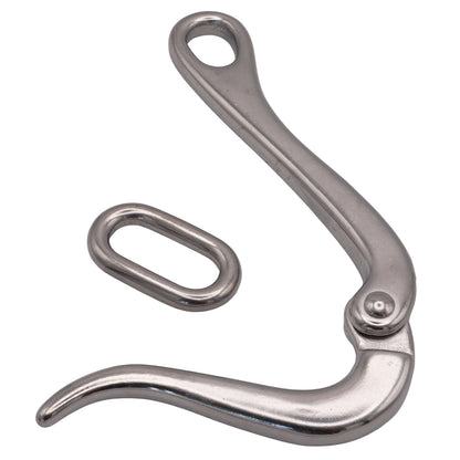 Stainless Steel Pelican Hook - 316 Grade - 100mm