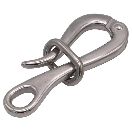 Stainless Steel Pelican Hook - 316 Grade - 100mm