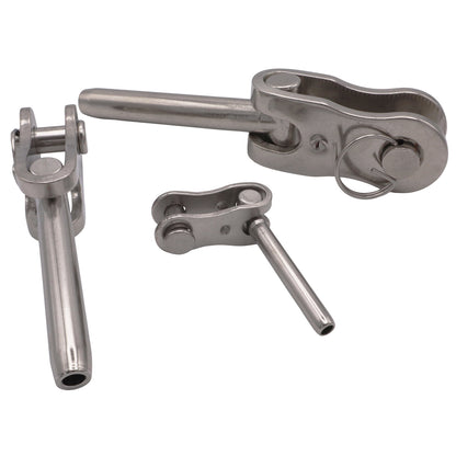 Wire Rope Swage Toggle Jaw Terminal – 316 Stainless Steel – Available In 4 Sizes
