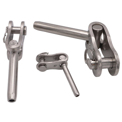Wire Rope Swage Toggle Jaw Terminal – 316 Stainless Steel – Available In 4 Sizes