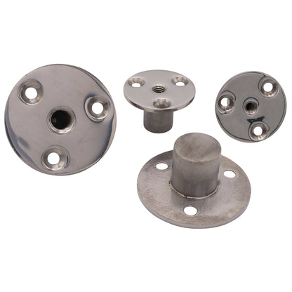 Threaded Mounting Point — Screw-Down Deck Socket - M5 / M6 / M8 / M10 - 316 Stainless Steel