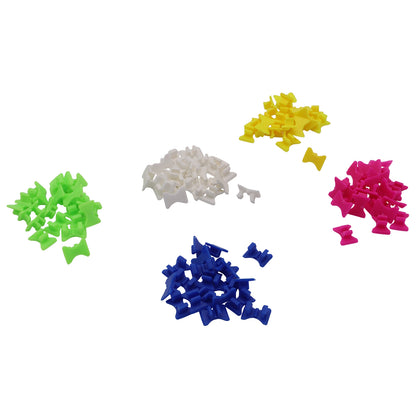 Anchor Markers - 50 Piece – For 6mm Chain – Blue Green Pink Yellow White