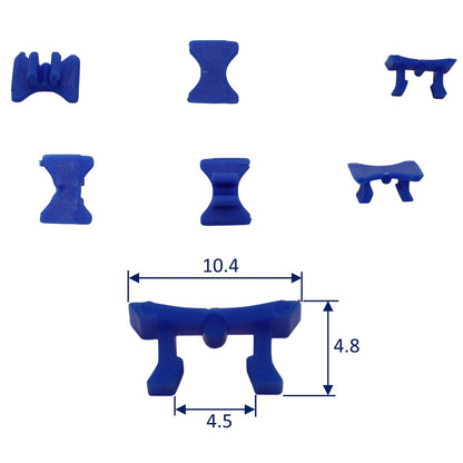 Anchor Markers - 50 Piece – For 6mm Chain – Blue Green Pink Yellow White