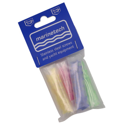Anchor Markers - 50 Piece – For 6mm Chain – Blue Green Pink Yellow White