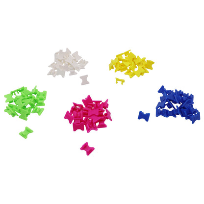 Anchor Markers - 50 Piece – For 8mm Chain – Blue Green Pink Yellow White