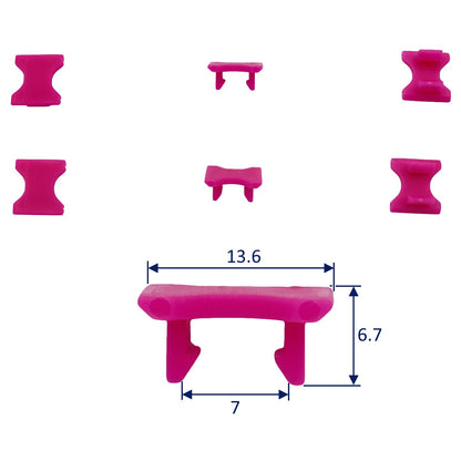 Anchor Markers - 50 Piece – For 8mm Chain – Blue Green Pink Yellow White