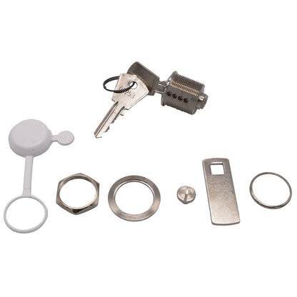 Cylinder Lock 20mm – Chrome Plated Brass