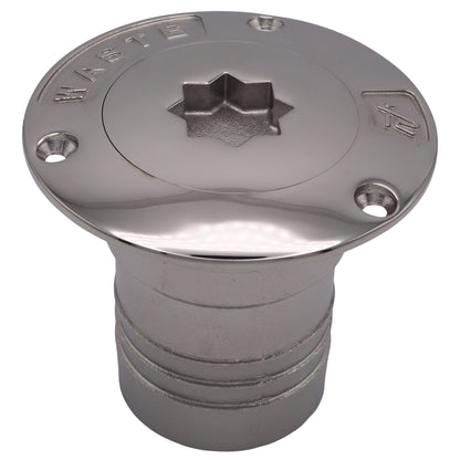 Pump Out Deck Fitting For Waste-Water – 50mm - AISI 316 Stainless Steel