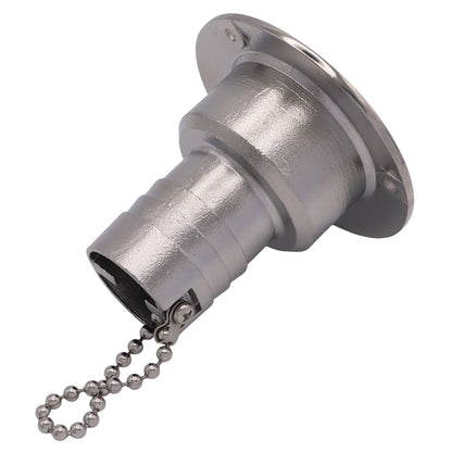 Water Deck Filler – 38mm – AISI 316 Stainless Steel – Winch Handle Star Opening