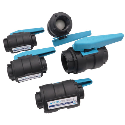TruDesign Seacock Composite Ball Valve – BSP Thread – Corrosion Resistant – Pressure Tested