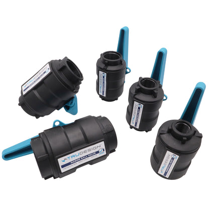 TruDesign Seacock Composite Ball Valve – BSP Thread – Corrosion Resistant – Pressure Tested