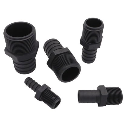 TruDesign – Hose Tails With BSP Male Thread – Straight - Black