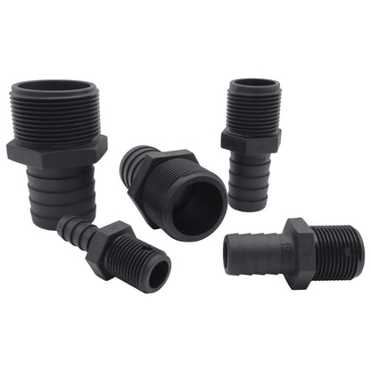 TruDesign – Hose Tails With BSP Male Thread – Straight - Black