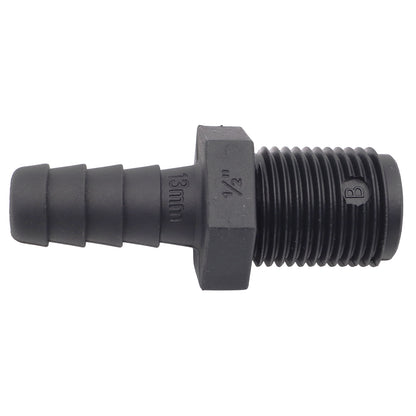 TruDesign – Hose Tails With BSP Male Thread – Straight - Black