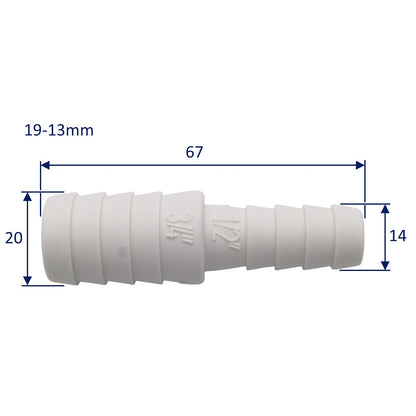 TruDesign – Hose Reducers – White – Wide Choice Of Sizes
