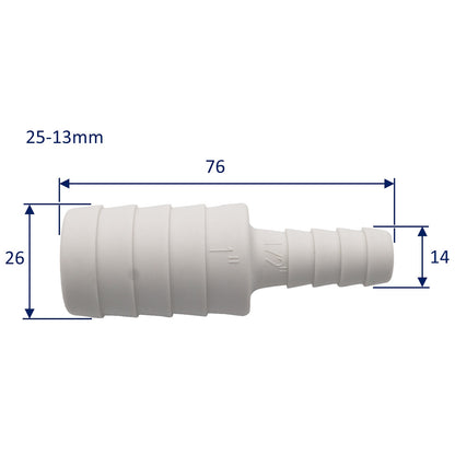 TruDesign – Hose Reducers – White – Wide Choice Of Sizes