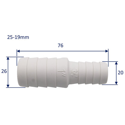 TruDesign – Hose Reducers – White – Wide Choice Of Sizes