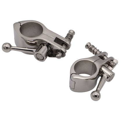 Bimini Attachment Slide Bracket With Easy-Use Handle & Drop Nose Pin – 316-Grade Stainless