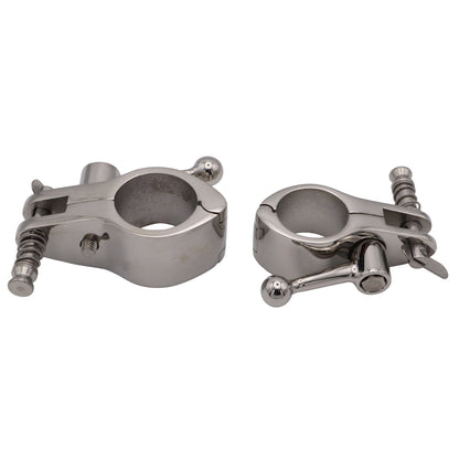 Bimini Attachment Slide Bracket With Easy-Use Handle & Drop Nose Pin – 316-Grade Stainless