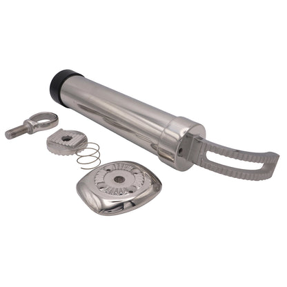 Adjustable Fishing Rod Holder – 40mm Internal Diameter – Angle Adjusts For Tilt & Rotation - Stainless Steel