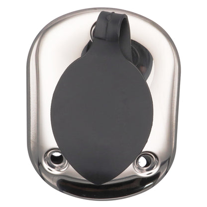 Flush-Mount Stainless Steel Fishing Rod Holder – 42mm Internal Diameter - 75°