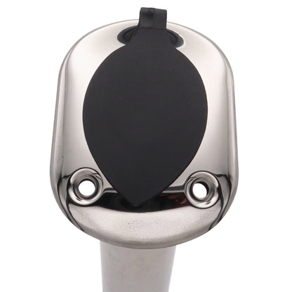 Flush-Mount Stainless Steel Fishing Rod Holder – 42mm Internal Diameter - 60°