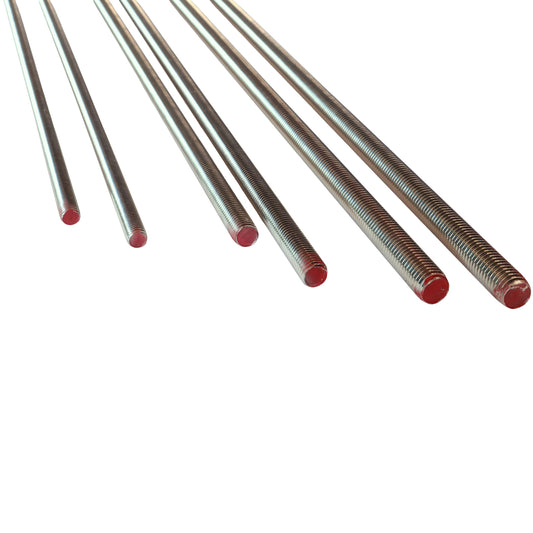 Stainless Steel Studding – 316-Grade Stainless - Sold In 1 Metre Lengths - Available in 4 Sizes