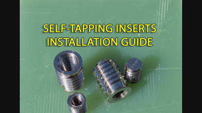 Self-Tapping Blind Threaded Inserts In 316 Stainless Steel For Marine Use