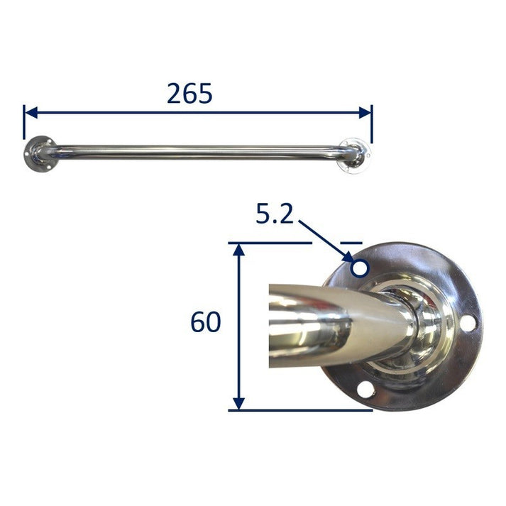 Stainless Steel Hand Rail, Boat Hand Rail, Grab Handle - Boat Fittings