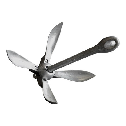 Extreme Max BoatTector Galvanized Folding Anchor - 3.5 lbs Extreme Max BoatTector Galvanized Folding Anchor - 3.5 lbs