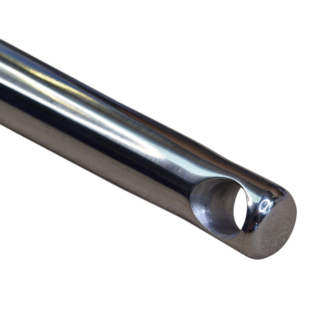 Marine City 7/8" 316 Stainless Steel 60-Degree Boat Hand Railing Base - Round Tube Fitting