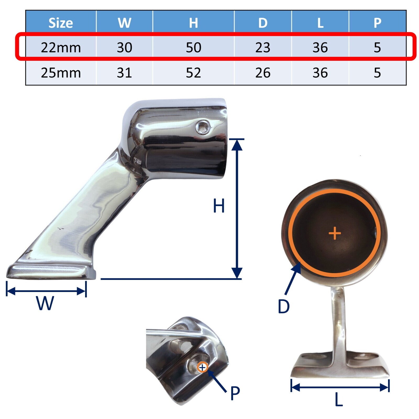 Hand Rails - Boat Fittings