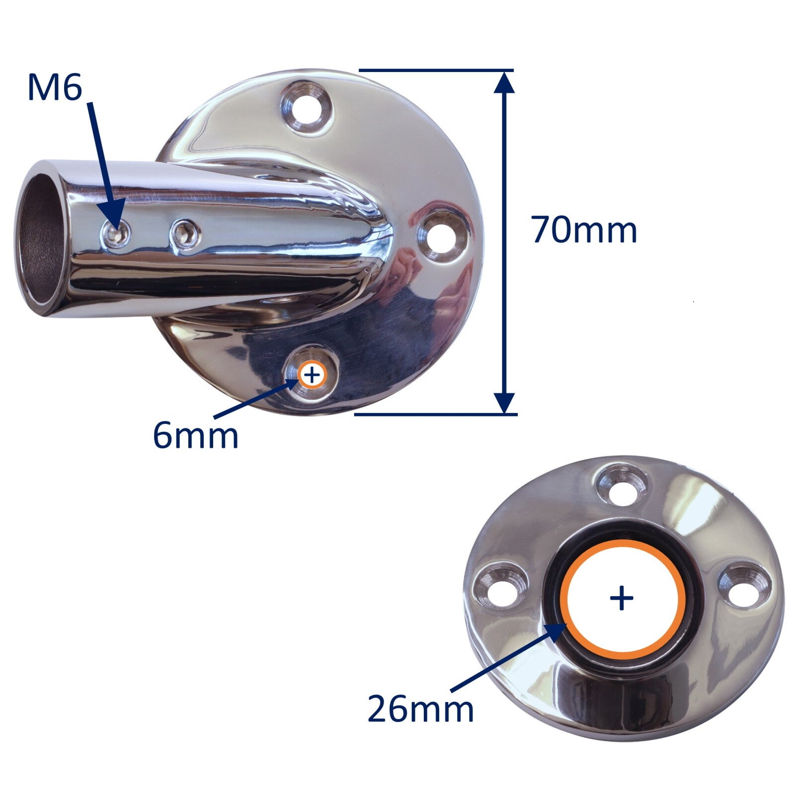 Tube Bases & Anchorages - Boat Fittings