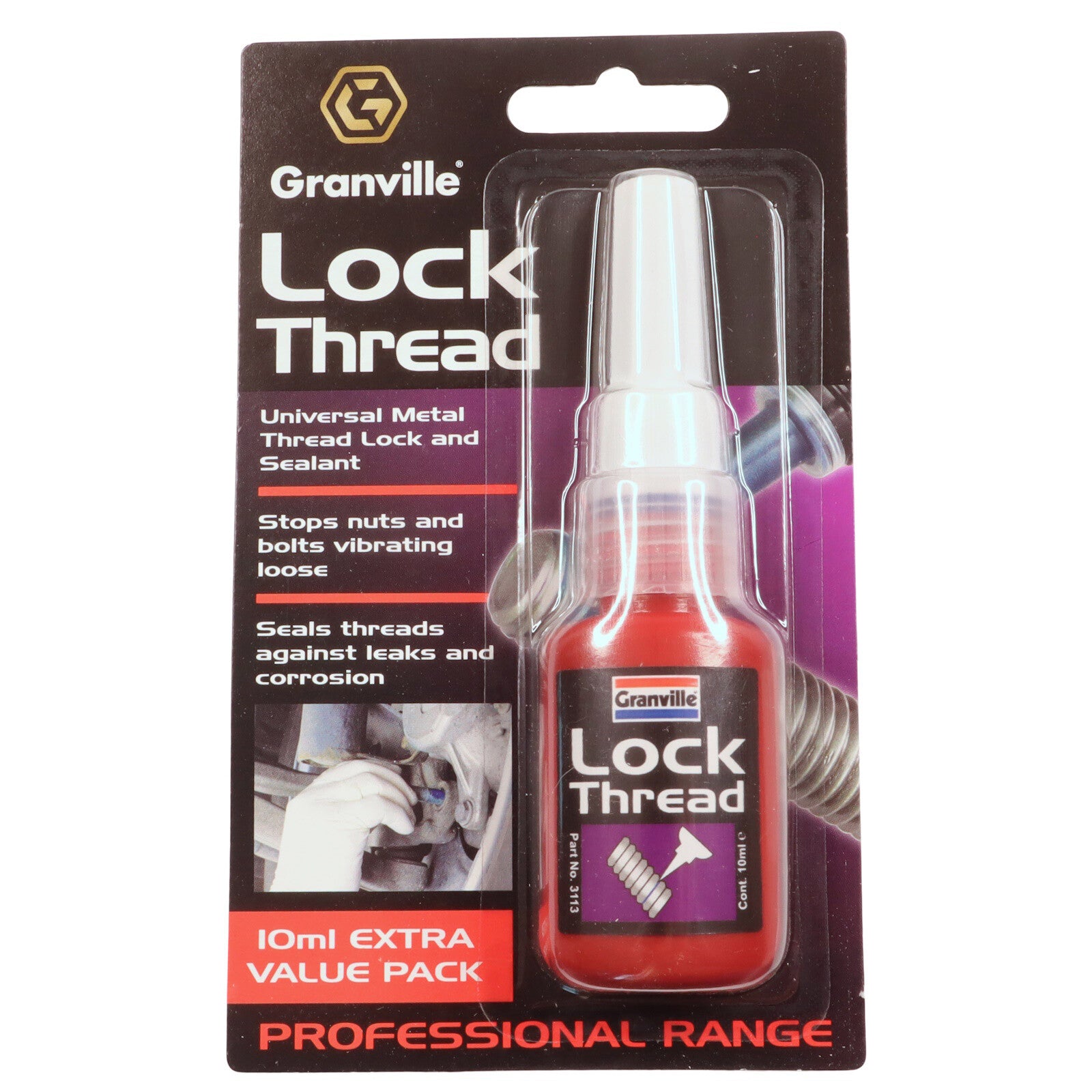 Lock Thread, 10ml Extra Value Pack, Liquid Thread-Locking Compound & T ...