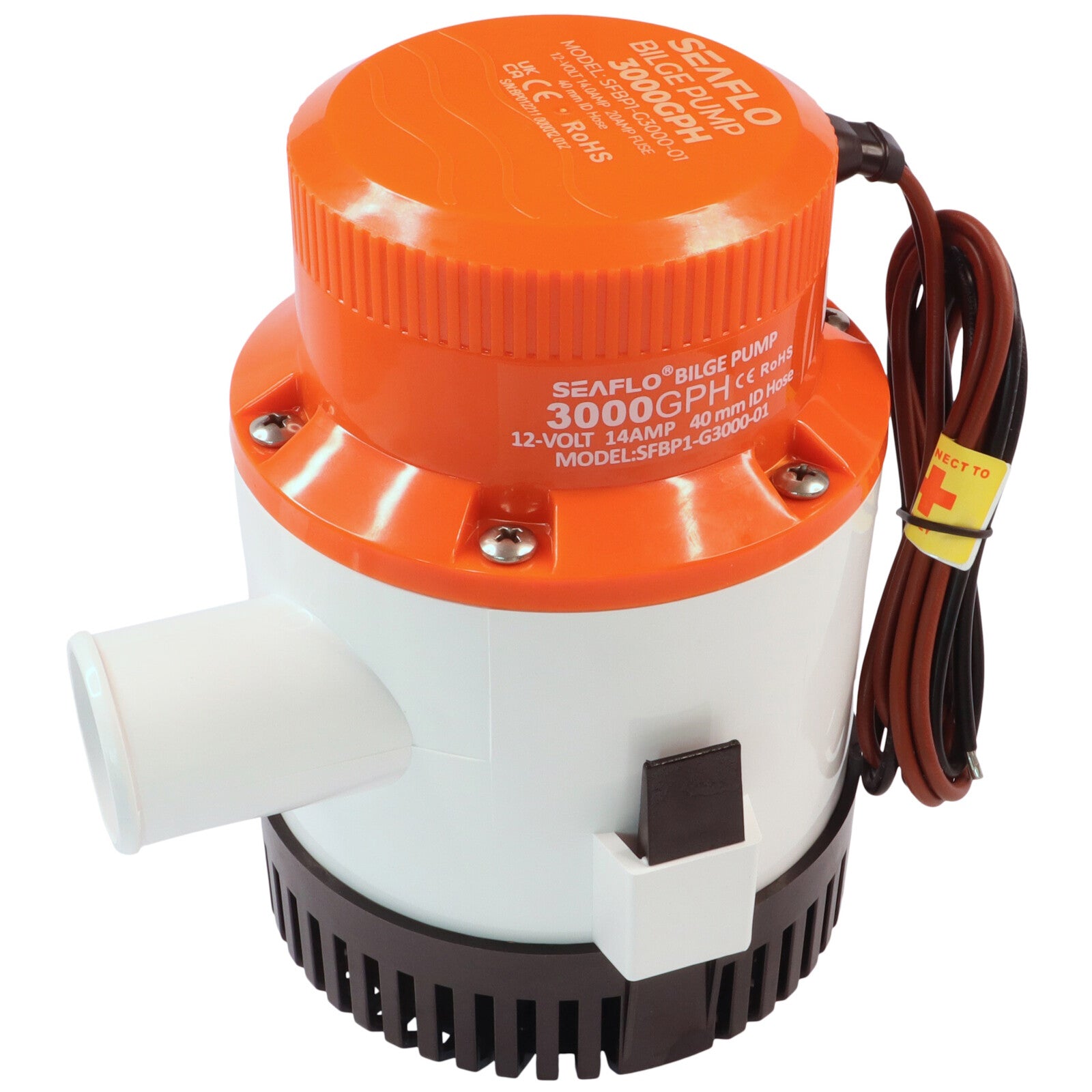 Seaflo Pompa Di Sentina 12V 350 GPH – Elettrica Per Barche, Camper E Roulotte – Garanzia 4 Anni, Completamente Sommergibile - 4