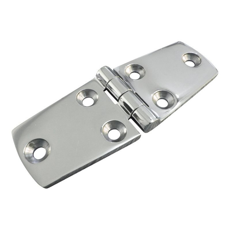 A4 316 Polished Door Hinge Marine Stainless Door Hinge Sturdy Construction 